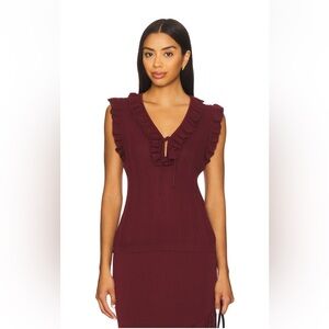 Steve Madden Nataly Sweater in Windsor Wine. Like new! Size Large.